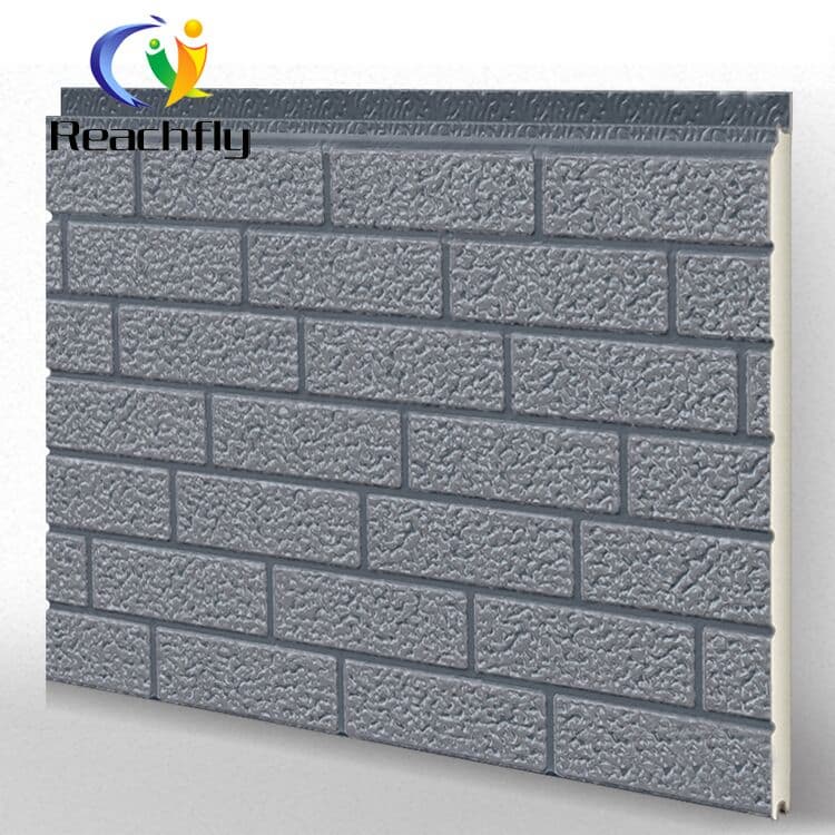 Embossed decorated heat insulated exterior wall metal panel